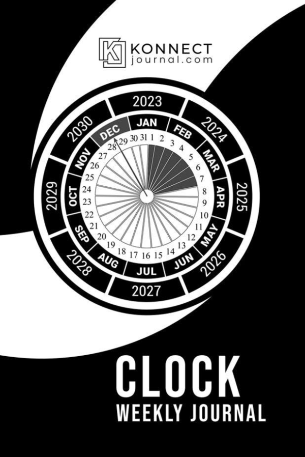 Konnect Clock Weekly Journal cover page