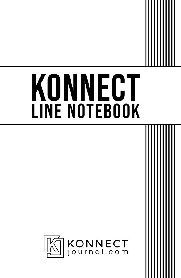 Konnect Line Notebook cover page