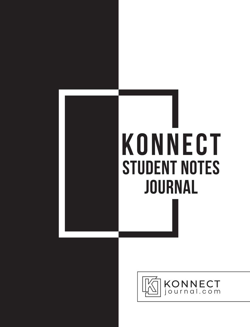 Cover page of Konnect Student Notes Journal