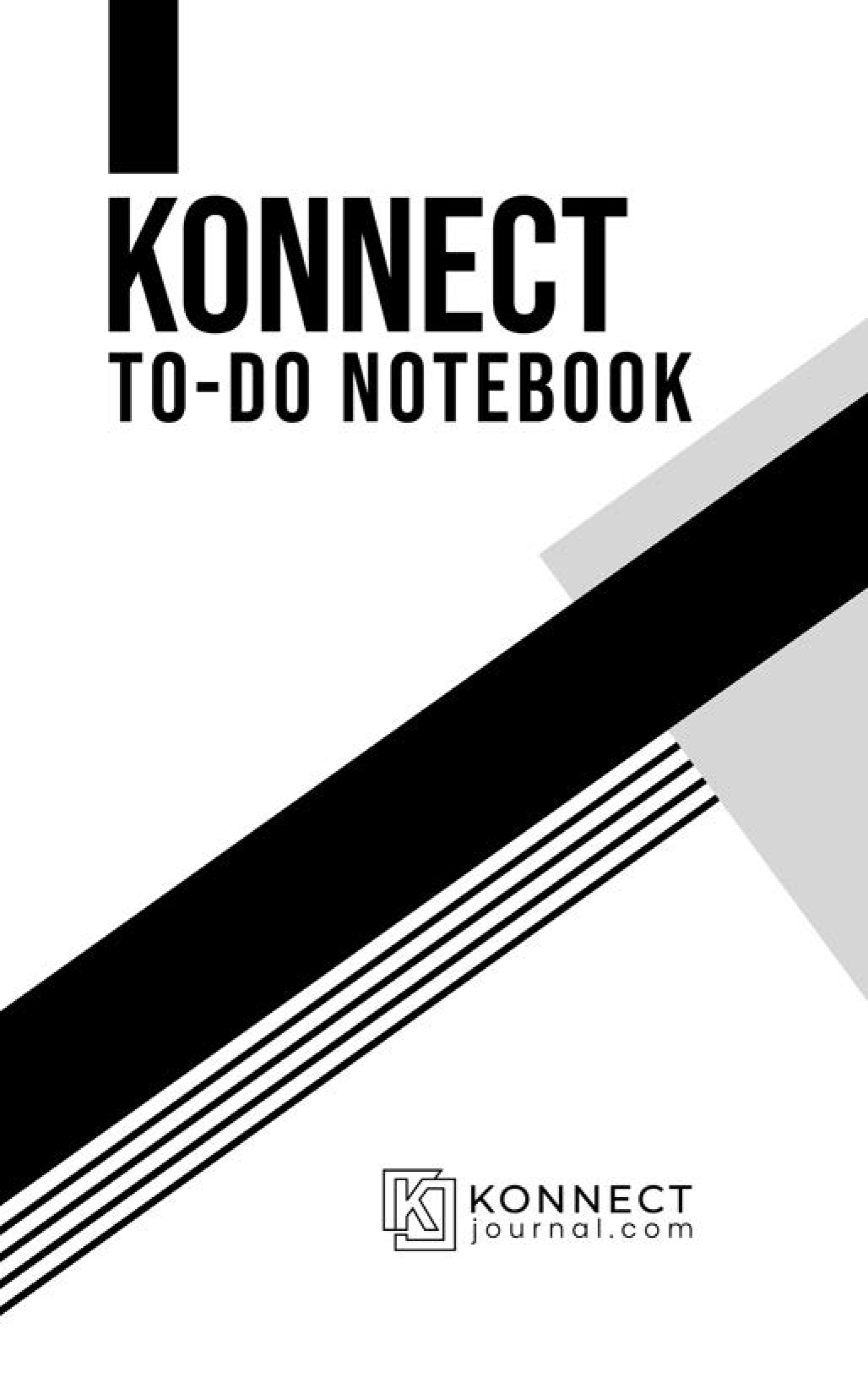 Konnect To-Do Notebook cover page