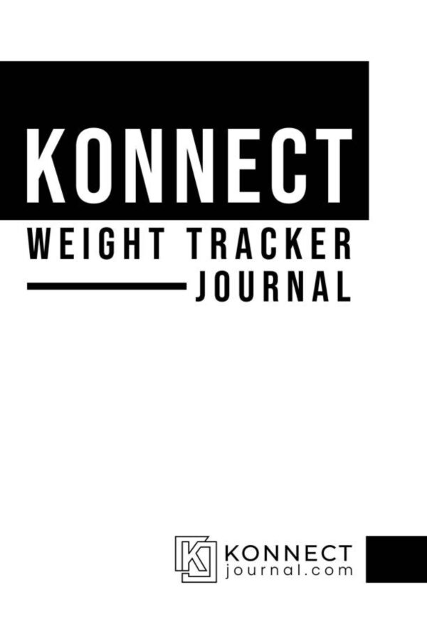 The Konnect Weight Tracker Journal Cover page