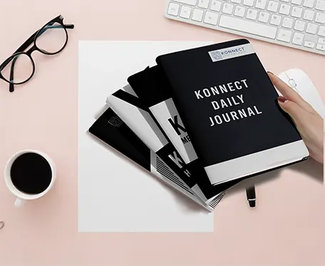 konnect daily journal cover